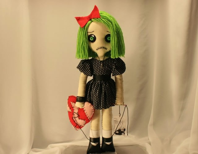 creepy rag doll