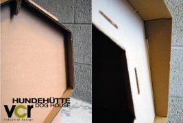 Cardboard dog house - thumbnail_3
